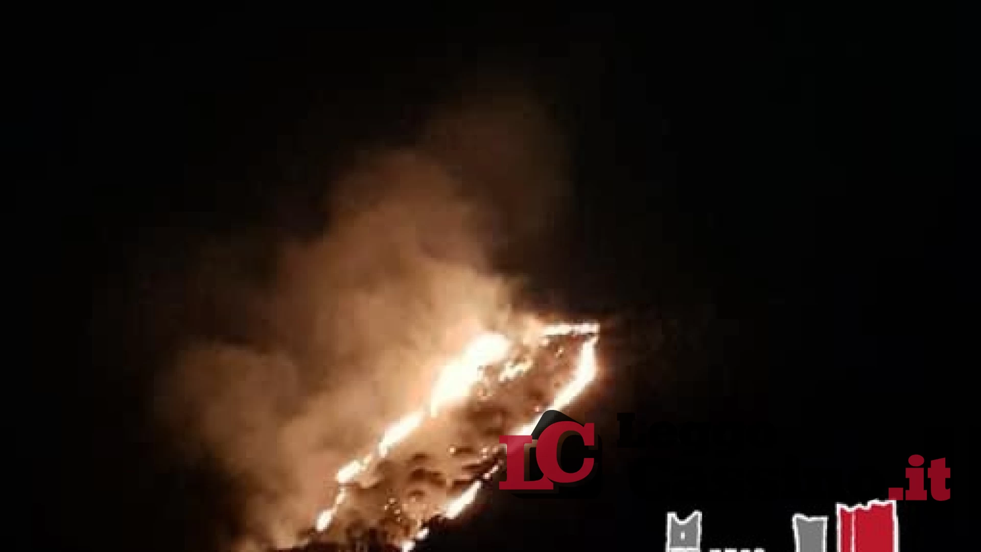 Brucia Monte Trocchio, fiamme e paura nel Cassinate