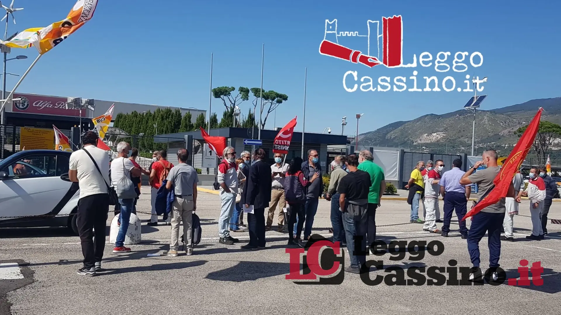 Sicurezza in fabbrica, sciopero in Fca. Ma solo un sindaco raccoglie l'appello e partecipa al sit-in. Istituzioni assenti