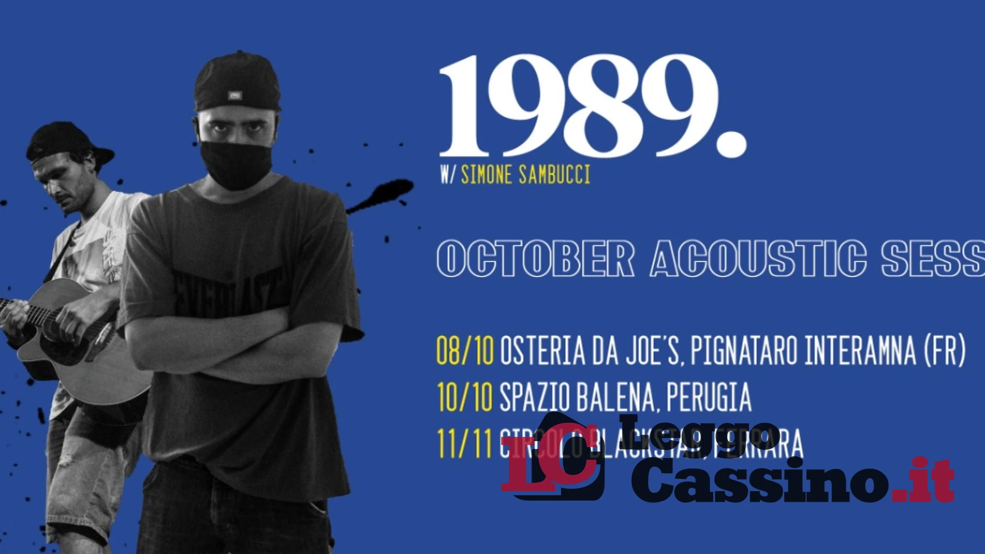 Il tour del rapper 1989 parte da Pignataro