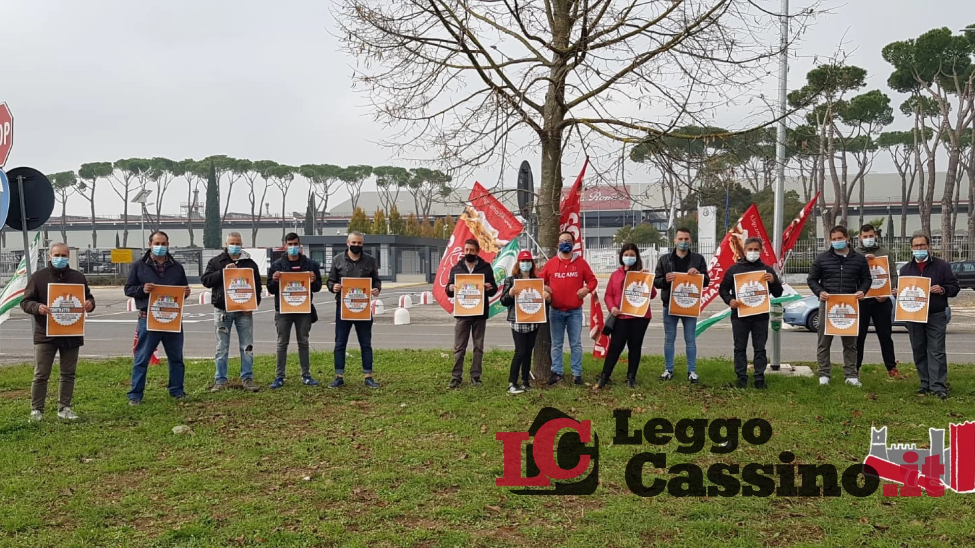Multiservizi, la protesta dei lavoratori fa tappa anche a Cassino