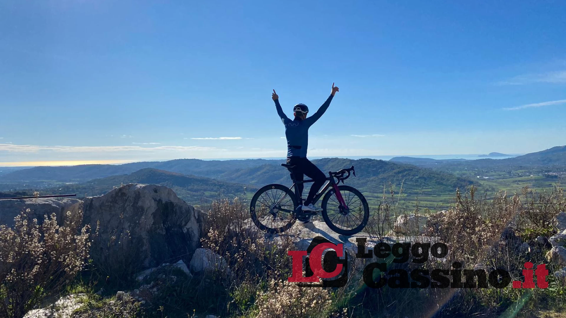 Il ciclista Valerio Agnoli promuoverà il borgo della pietra millenaria di Coreno Ausonio