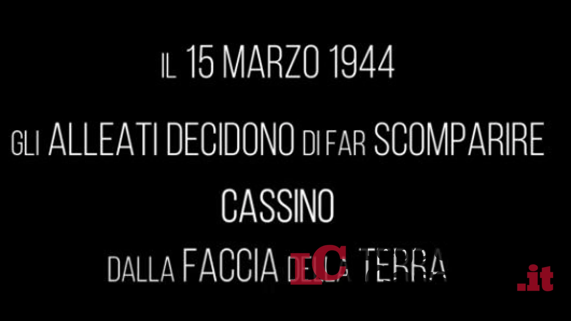 15 marzo 1944: quando Cassino fu rasa al suolo