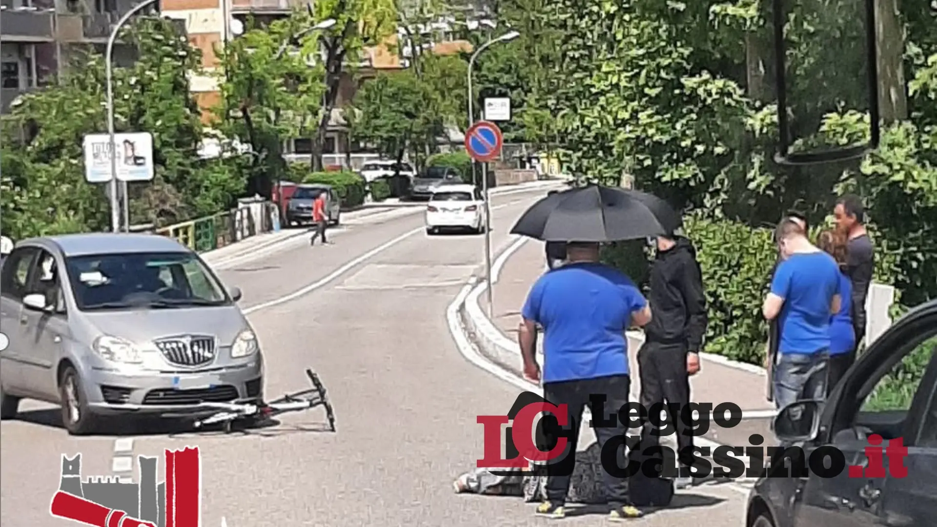 Cassino, donna in bici investita da una macchina