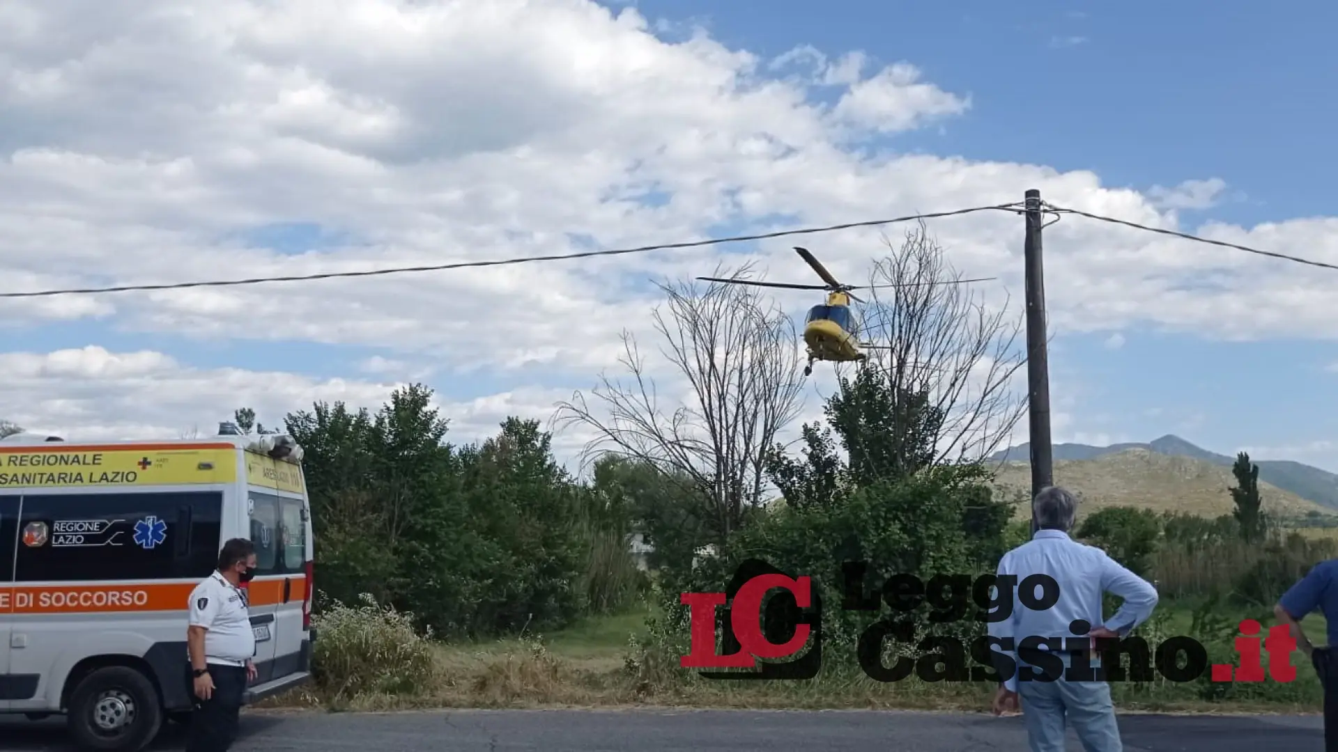 Incidente con i vigili del fuoco, donna trasferita al San Camillo