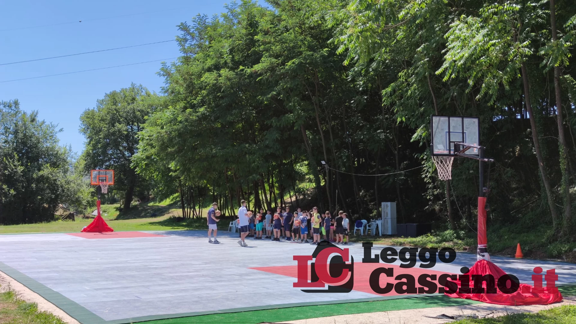 Ecco il primo campo da basket all’aperto del basso Lazio