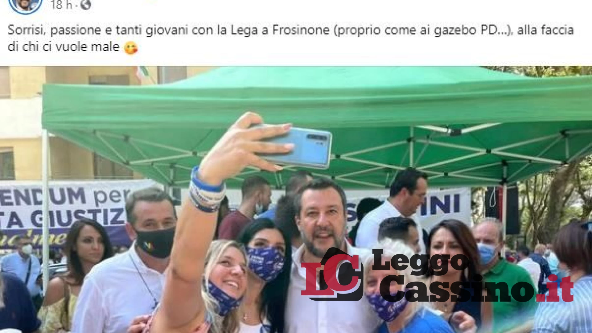 Salvini arriva a Frosinone e fa il virologo: "Sotto i 18 anni il vaccino provoca più danni che vantaggi"