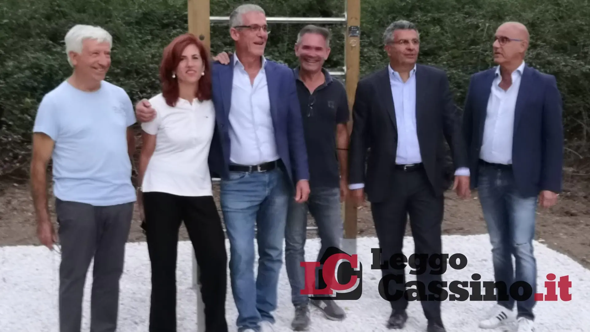 Inaugurato il percorso fitness alla pista ciclabile che costeggia il Rapido