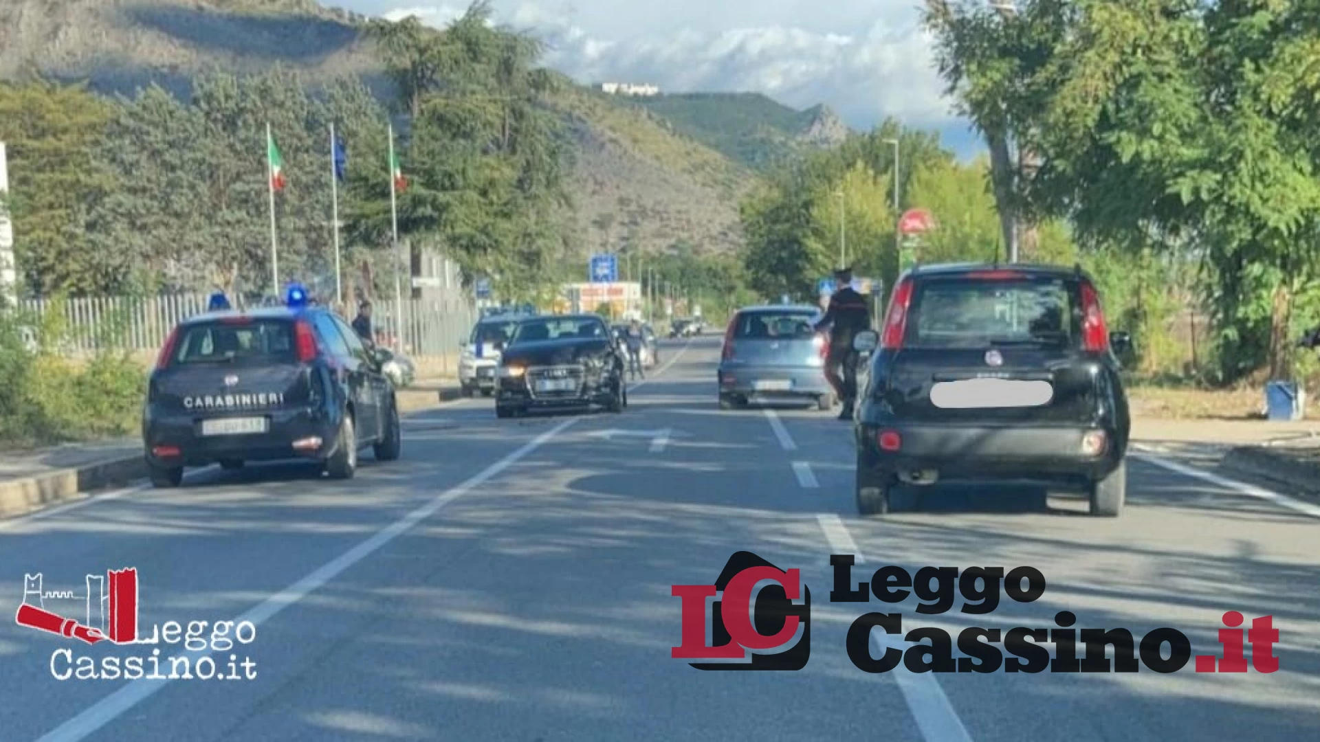 Pomeriggio di "scontri": incidente sulla Casilina Nord