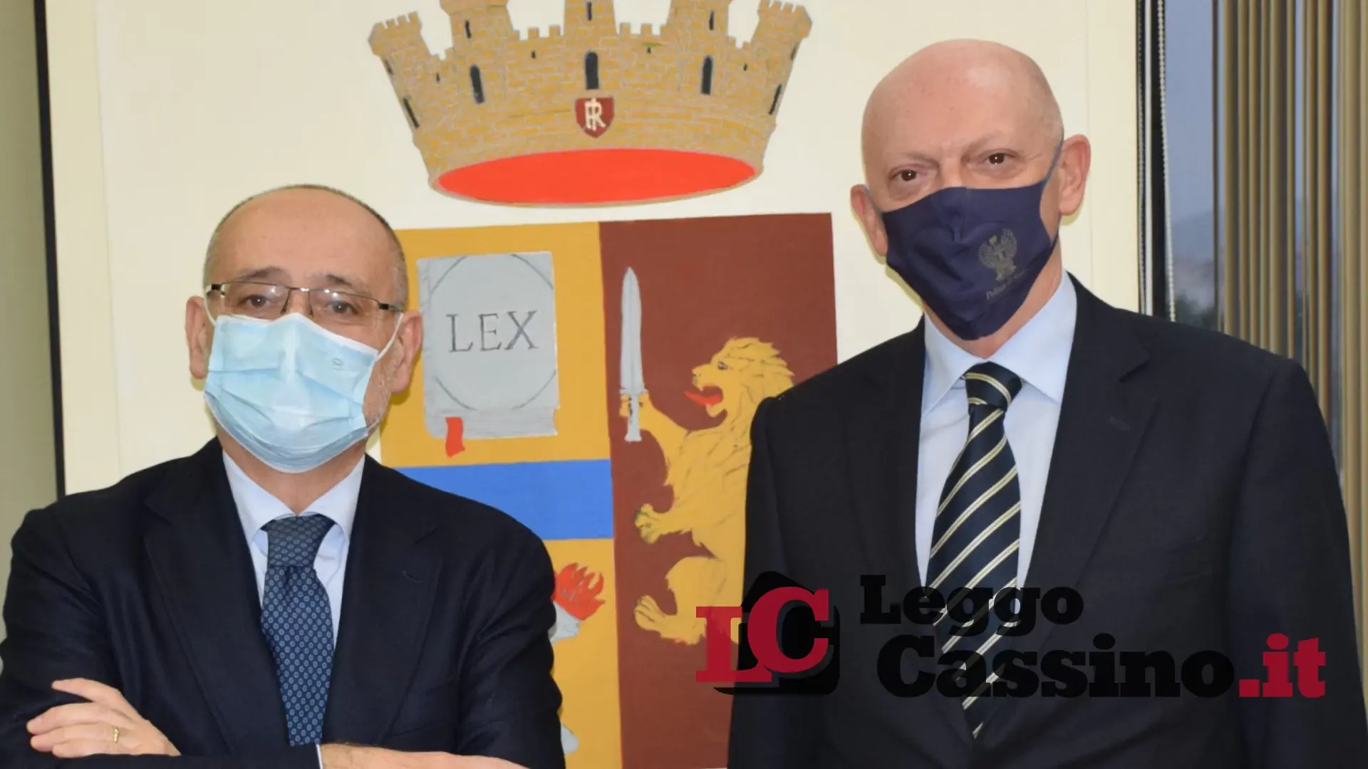 Il neo prefetto Liguori incontra il Questore di Frosinone