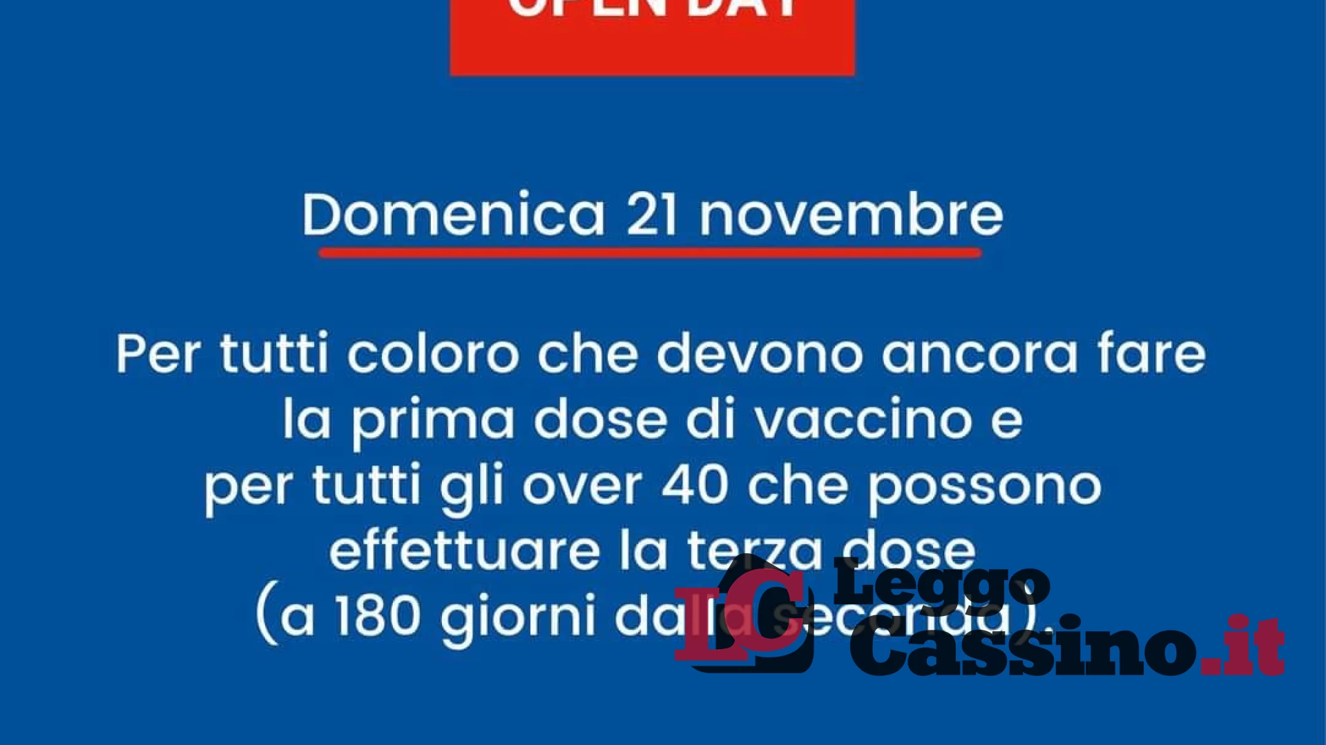 Covid, la carica dei 101. E domani c'è l'open day vaccinale