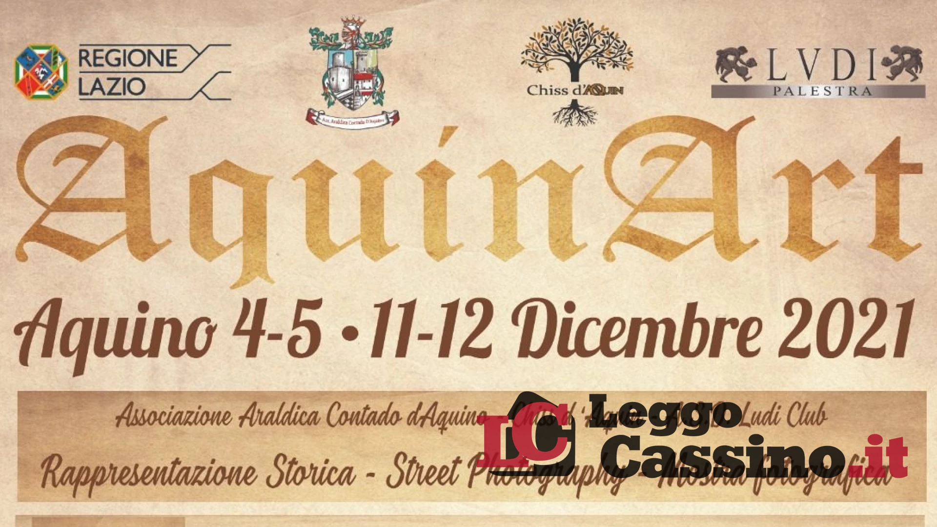 AquinArt, appuntamento con la storia