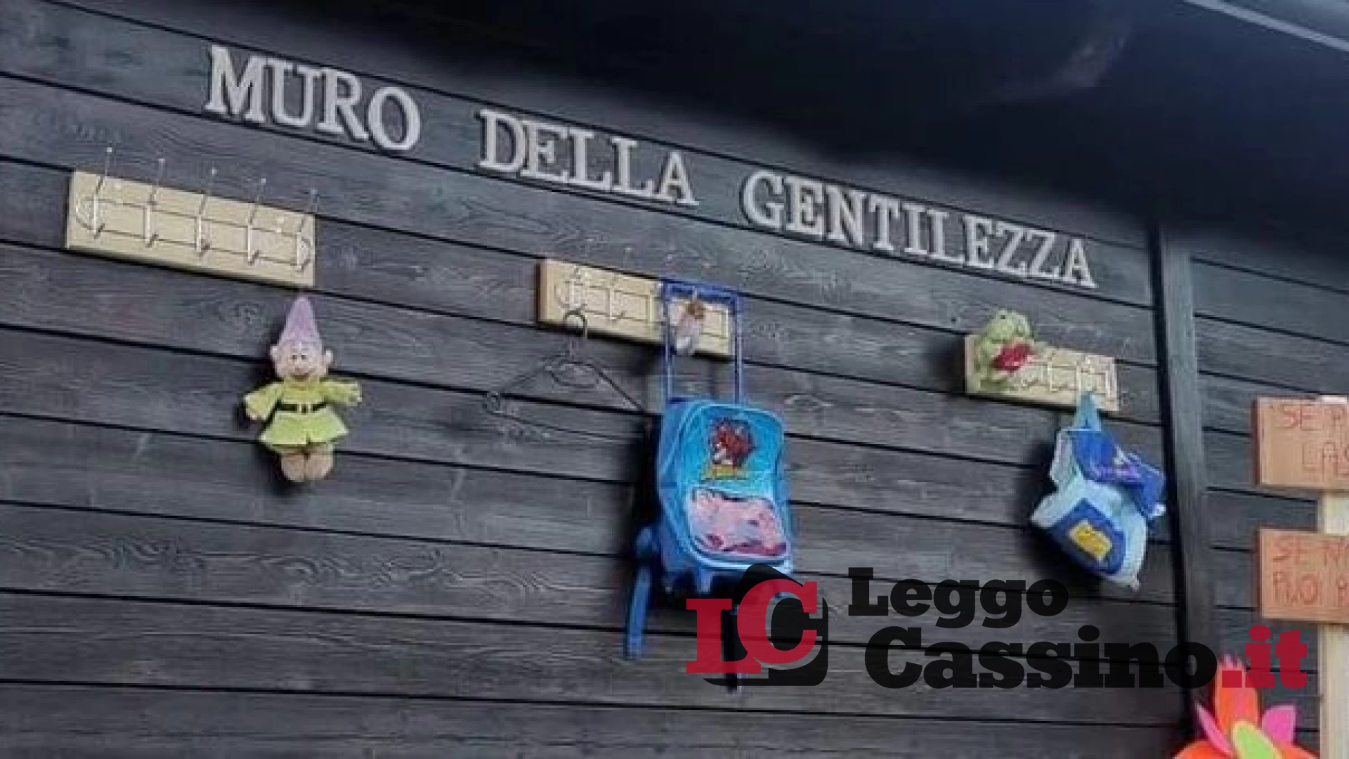 A Cassino arriva il "muro della gentilezza"