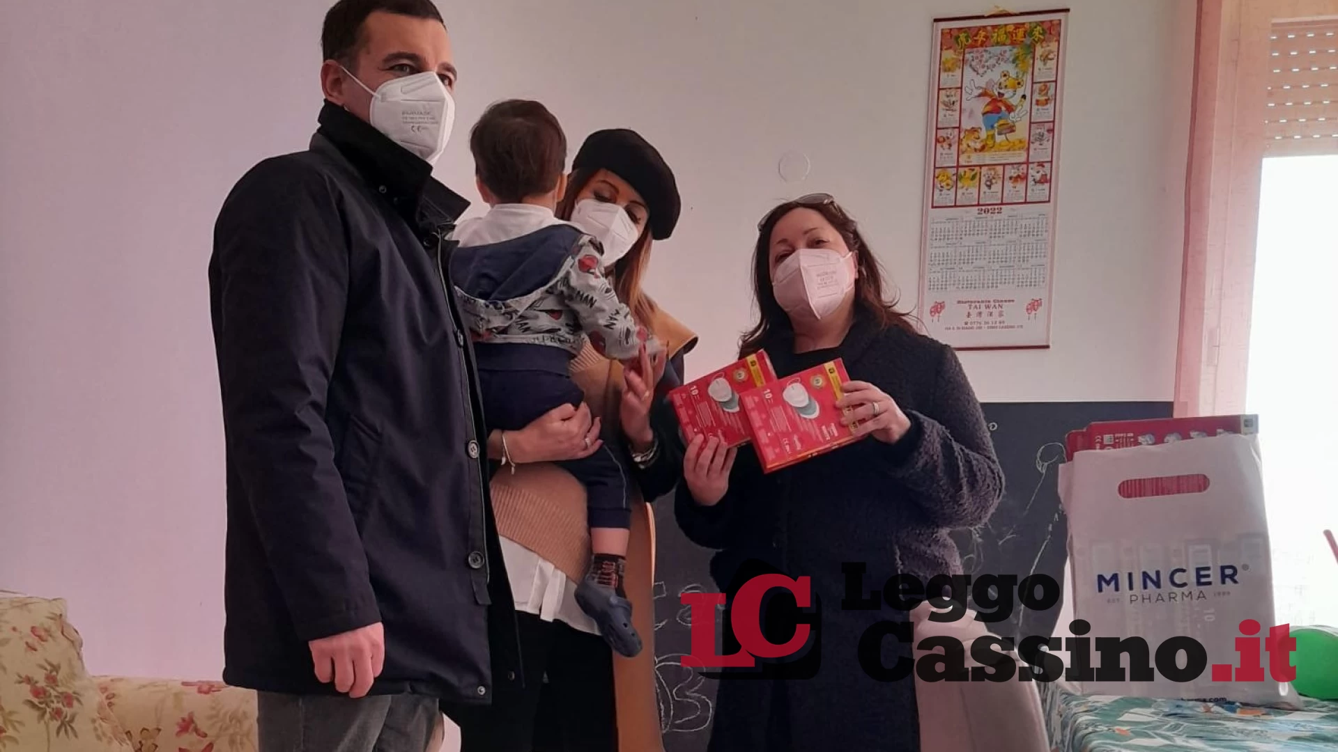 Di Rollo dona le mascherine ai bimbi della casa famiglia "I Naviganti"