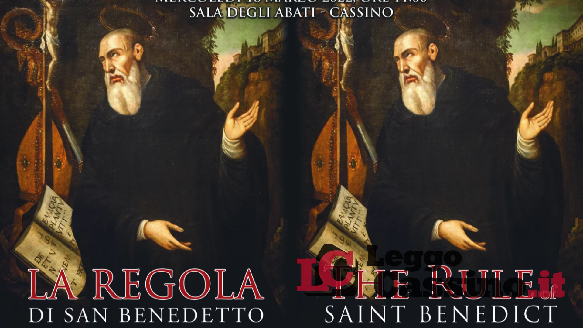 Al Palagio Badiale  la presentazione dell'audiolibro della "Regola di San Benedetto"