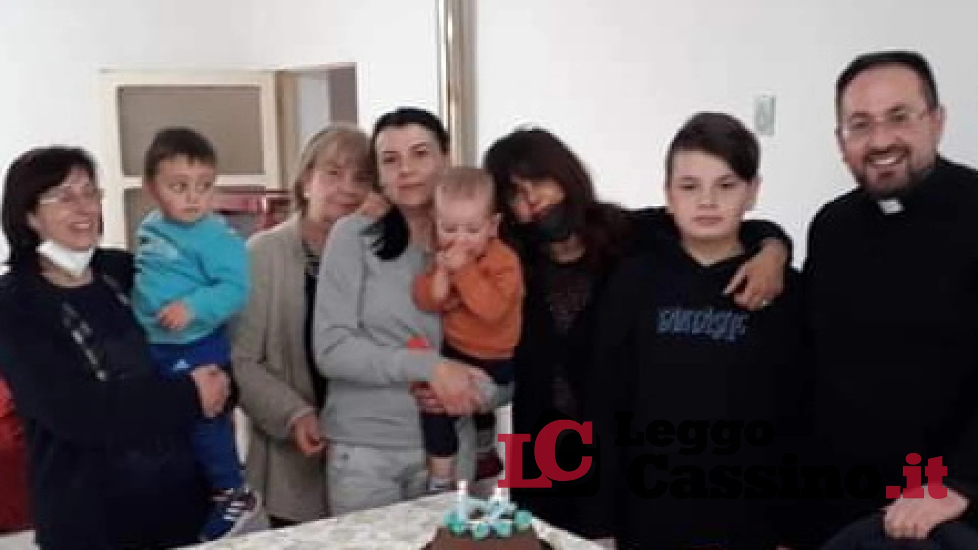 Una famiglia ucraina è stata accolta a Cassino, nella frazione di San'Angelo
