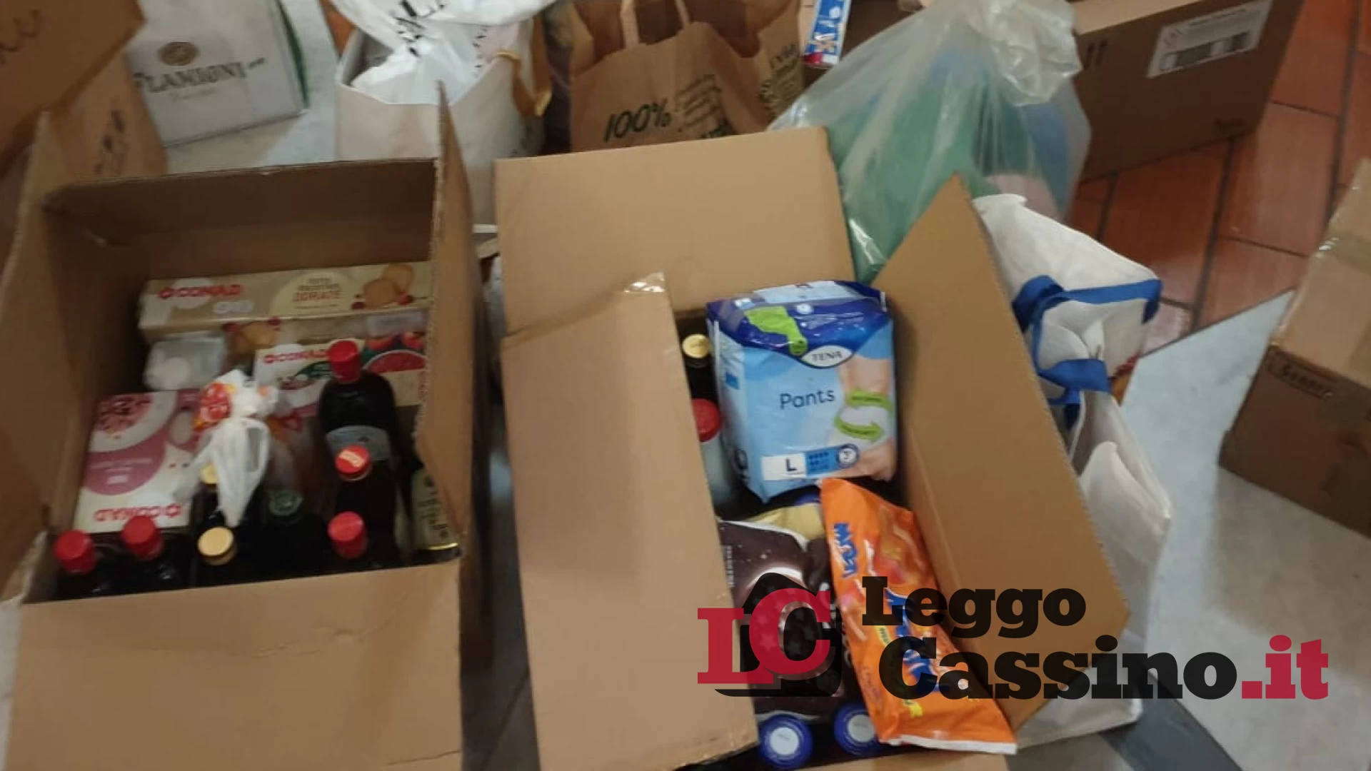 L'Istituto Comprensivo Cassino 1 ha raccolto pacchi in favore dell'Ucraina