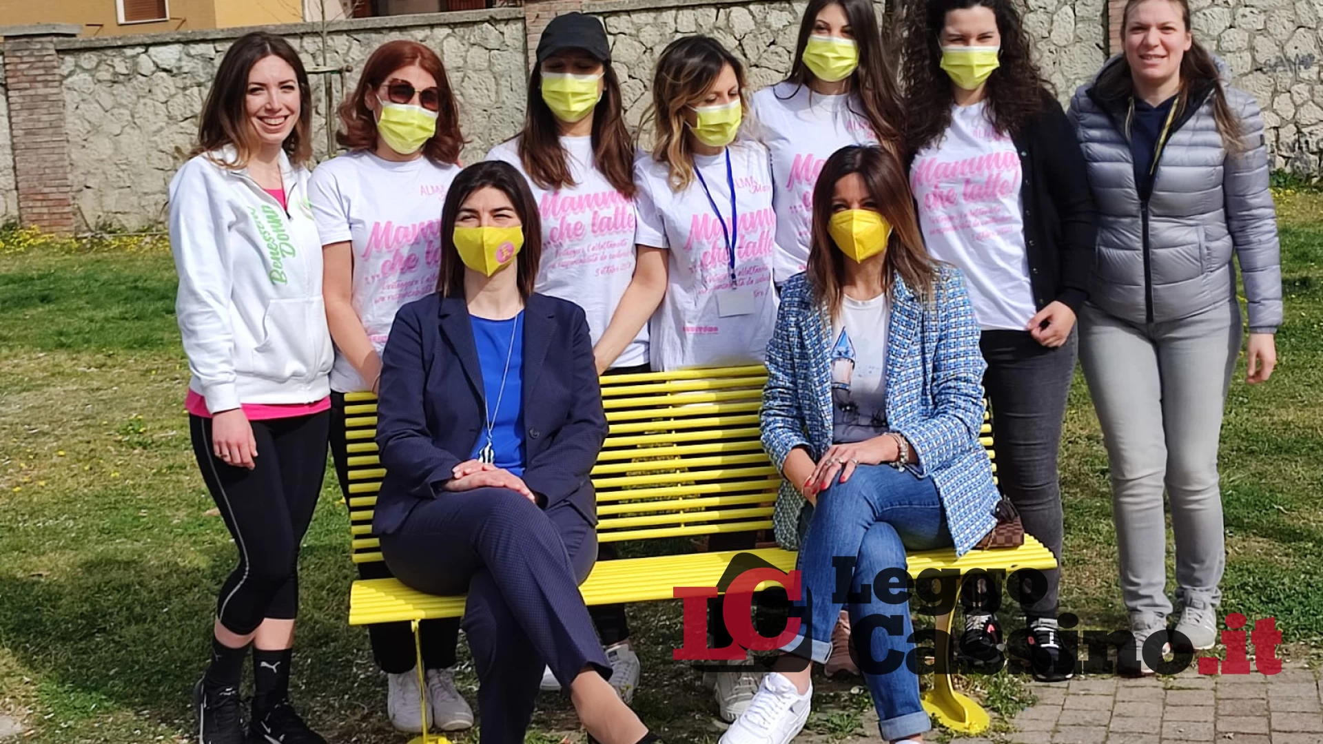 Lei, universo femminile: l'endometriosi, una panchina gialla al parco Baden Powell