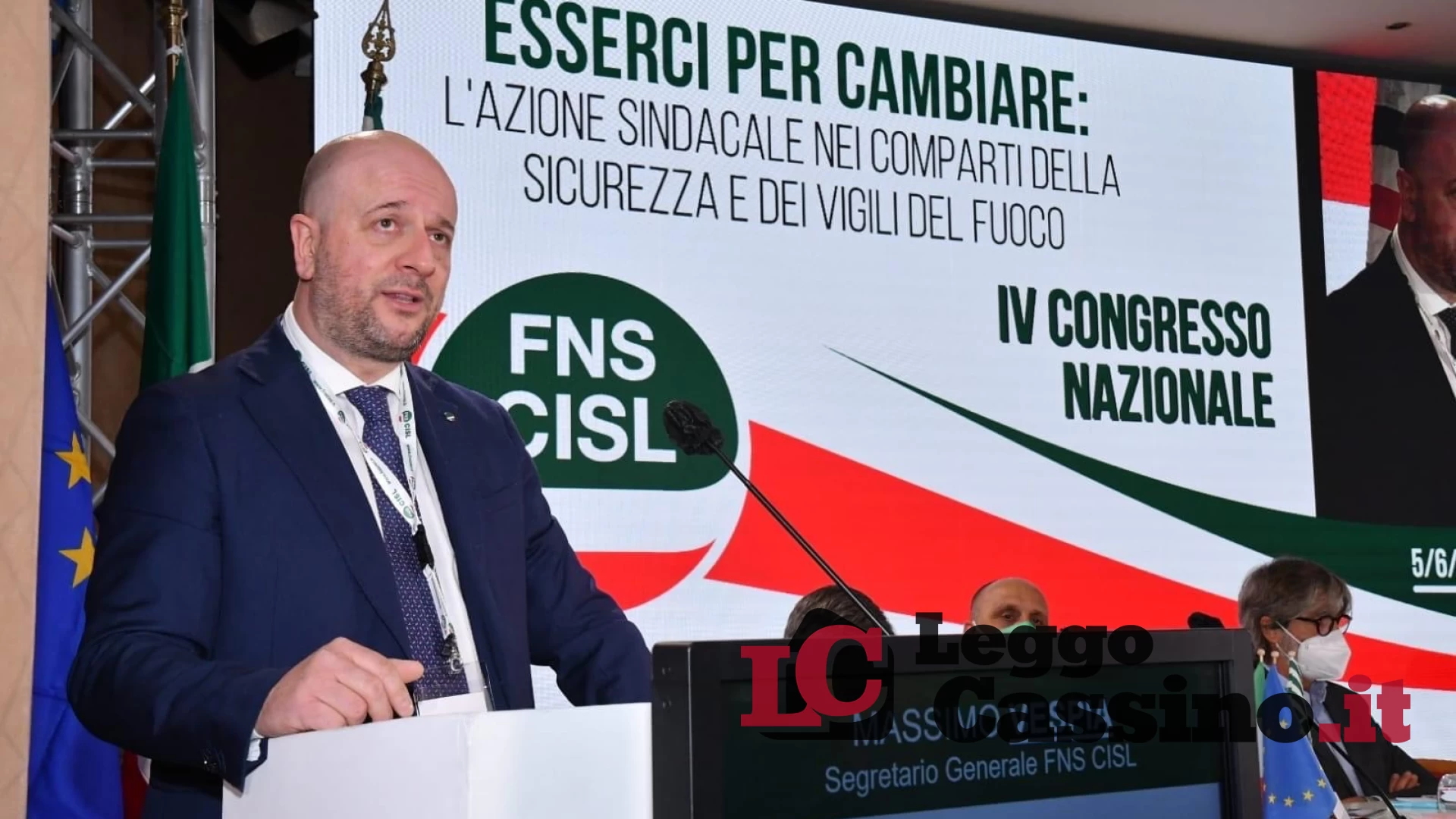 Sicurezza, Massimo Vespia riconfermato segretario generale della Fns Cisl