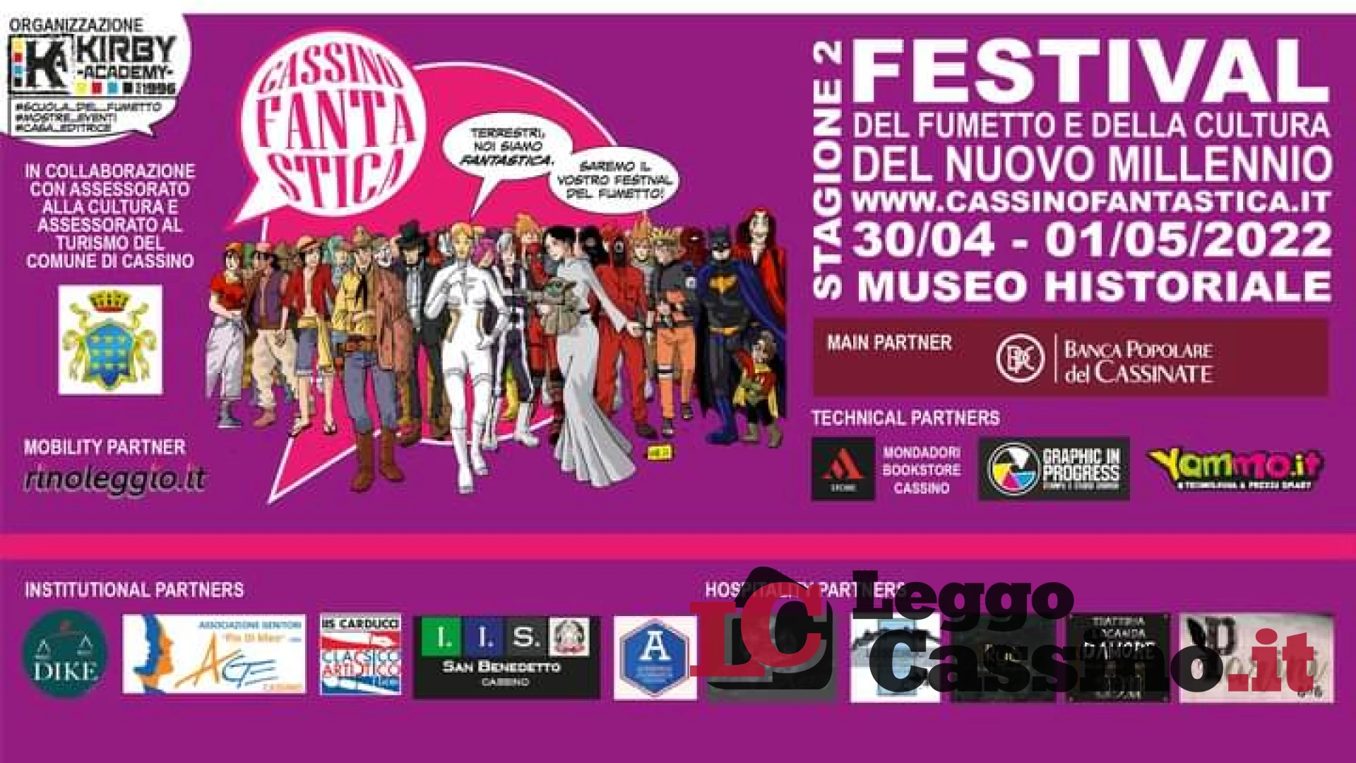 Torna "Cassino Fantastica", il festival del fumetto