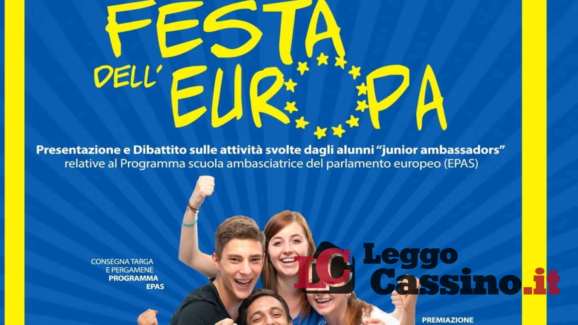 Oggi si celebra la Festa dell'Europa all'IIS di Pontecorvo