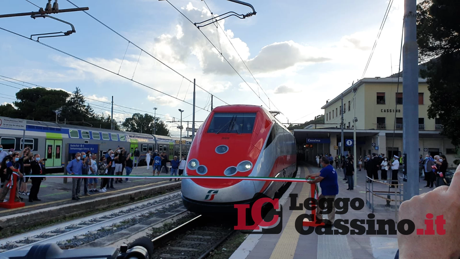 Cassino stazione "Euroferr" e tappa della maratona ferroviaria 2022
