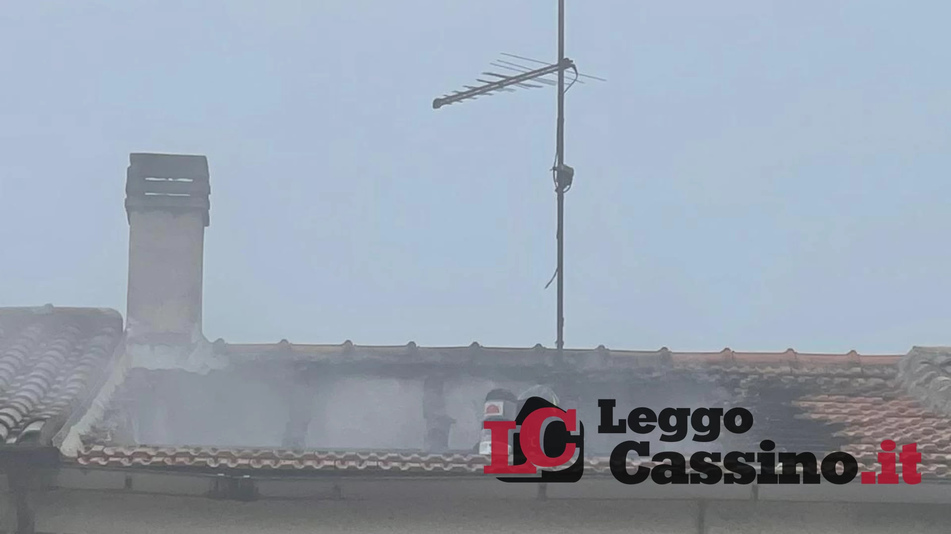 Dopo il fulmine a Castelnuovo Parano scoppia l'incendio