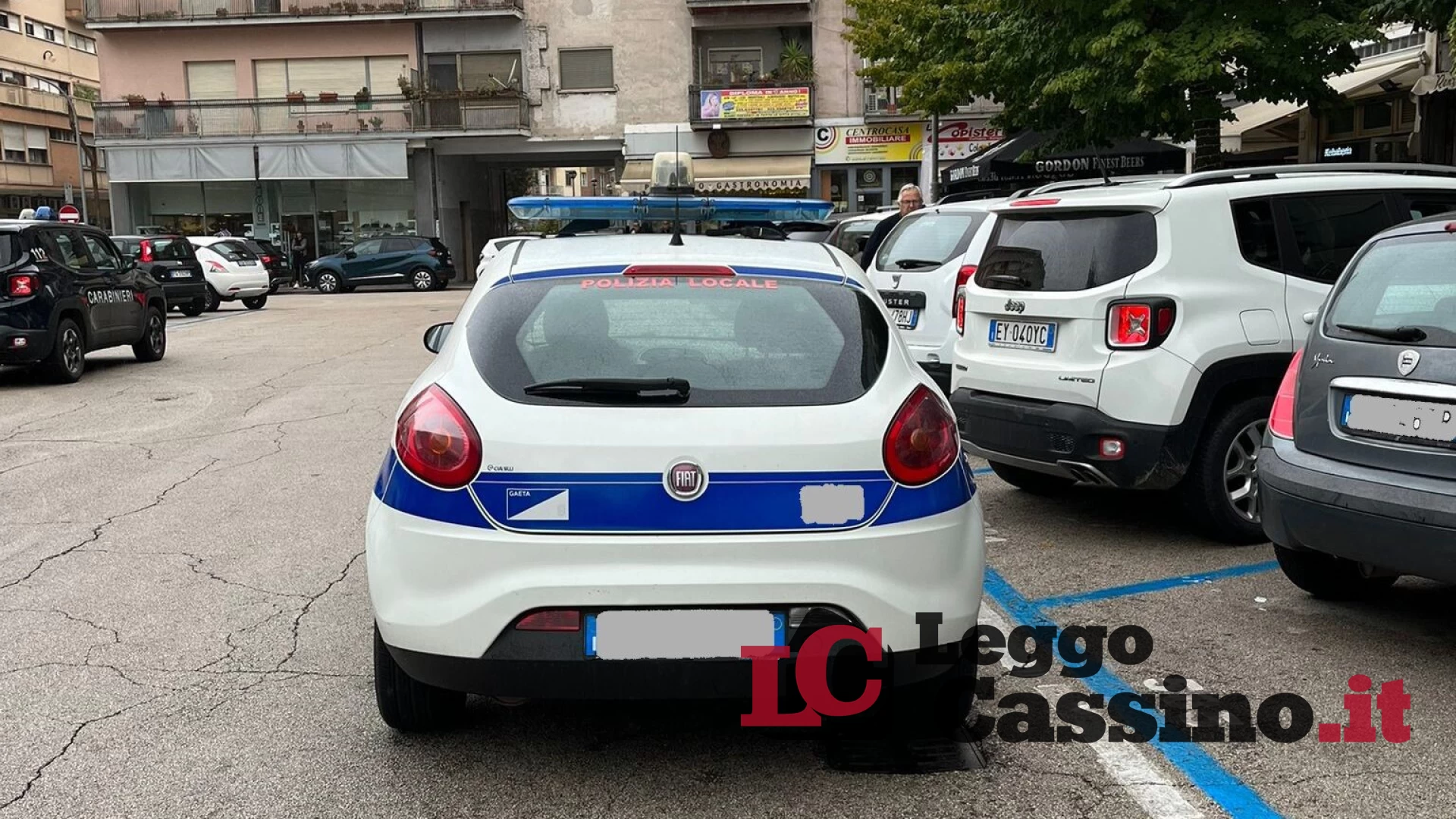 I vigili urbani di Cassino multano i colleghi di Gaeta