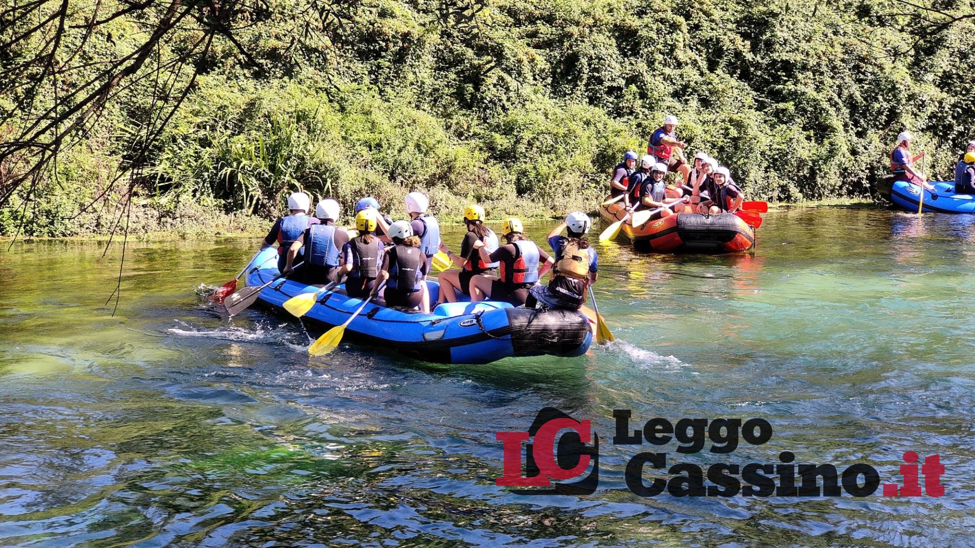 Il Liceo Scientifico “Pellecchia” a scuola di rafting sul Garigliano