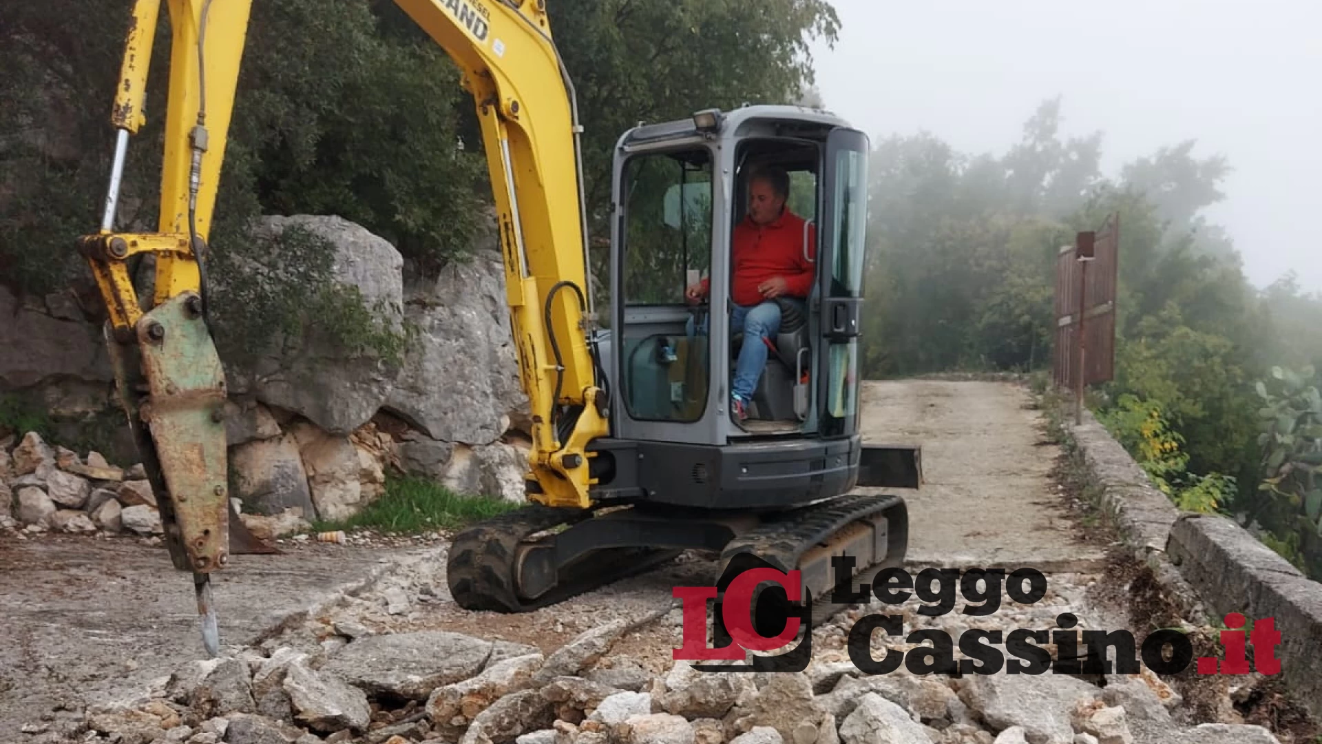 Al via i lavori a Cassino nella frazione "Monte Maggio"