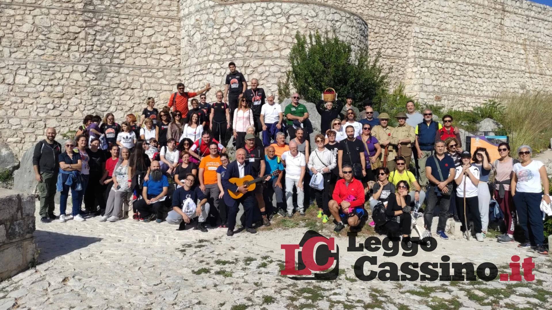 Cassino, un successo la XIX giornata nazionale del trekking urbano