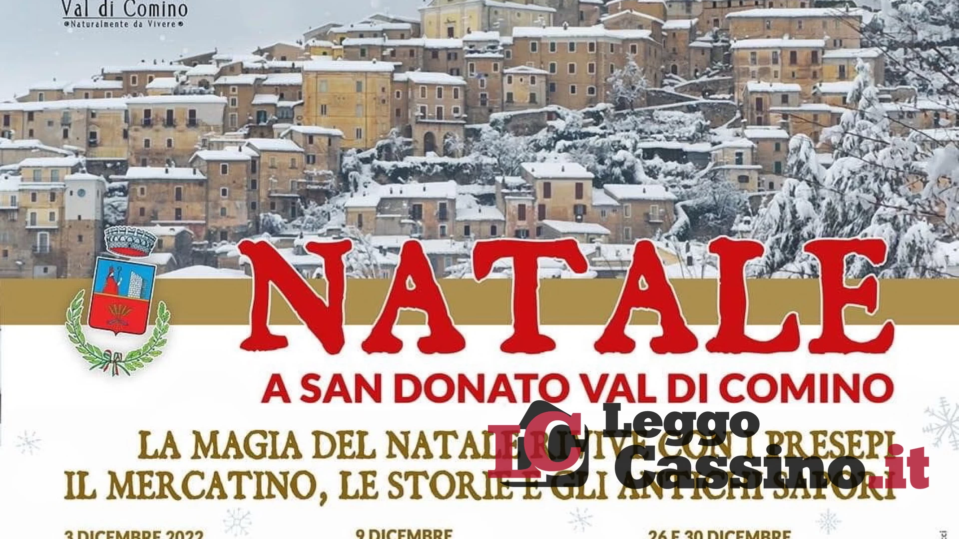 Natale a San Donato Val Comino, Pittiglio: ecco la casa di Babbo Natale