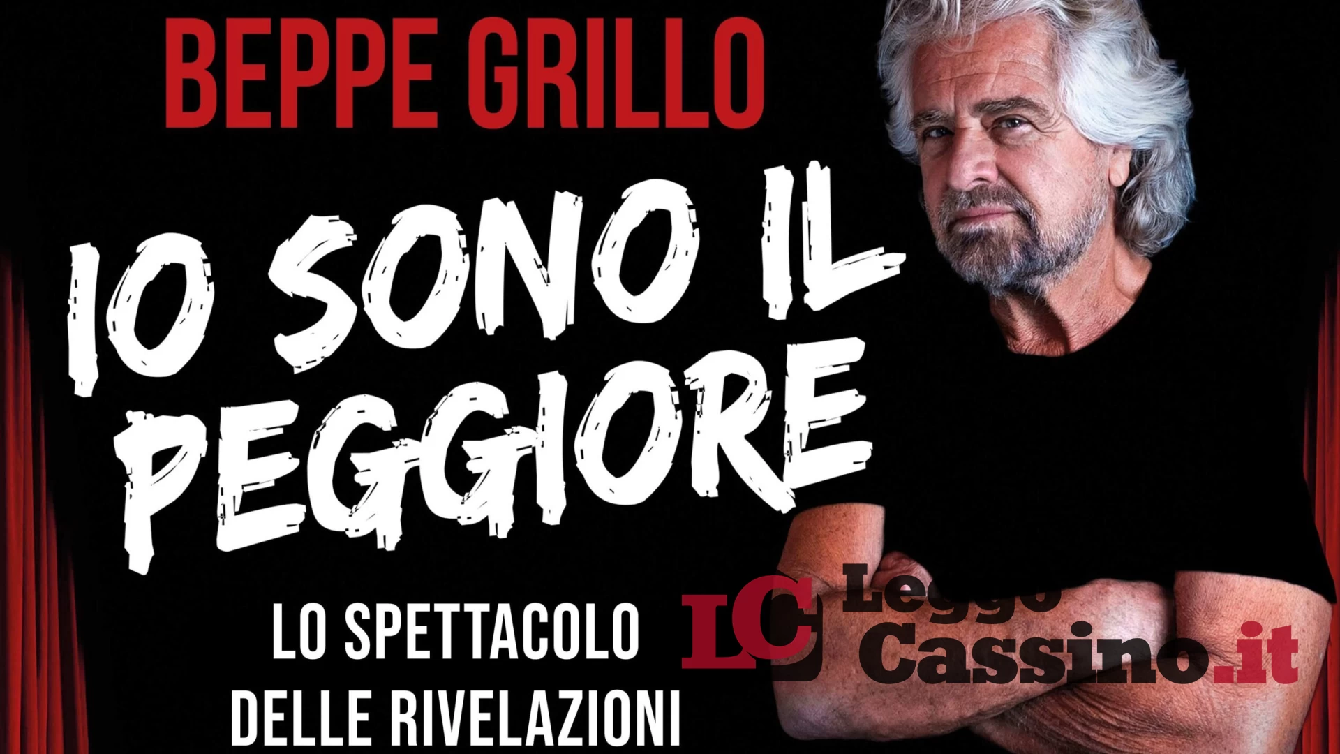 Al teatro Manzoni di Cassino arriva Beppe Grillo. Corsa ai biglietti