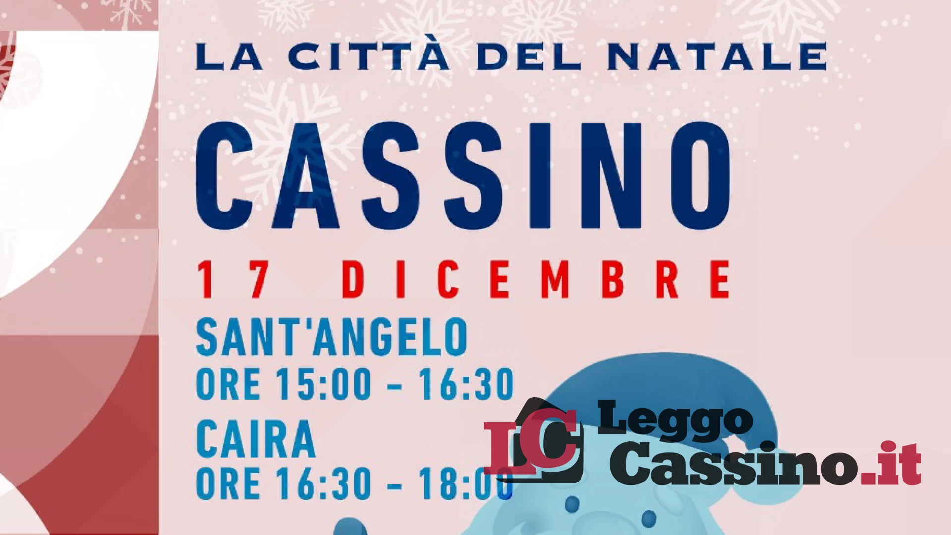 Cassino, un weekend di grandi proposte innovative legate al Natale al centro ed in periferia