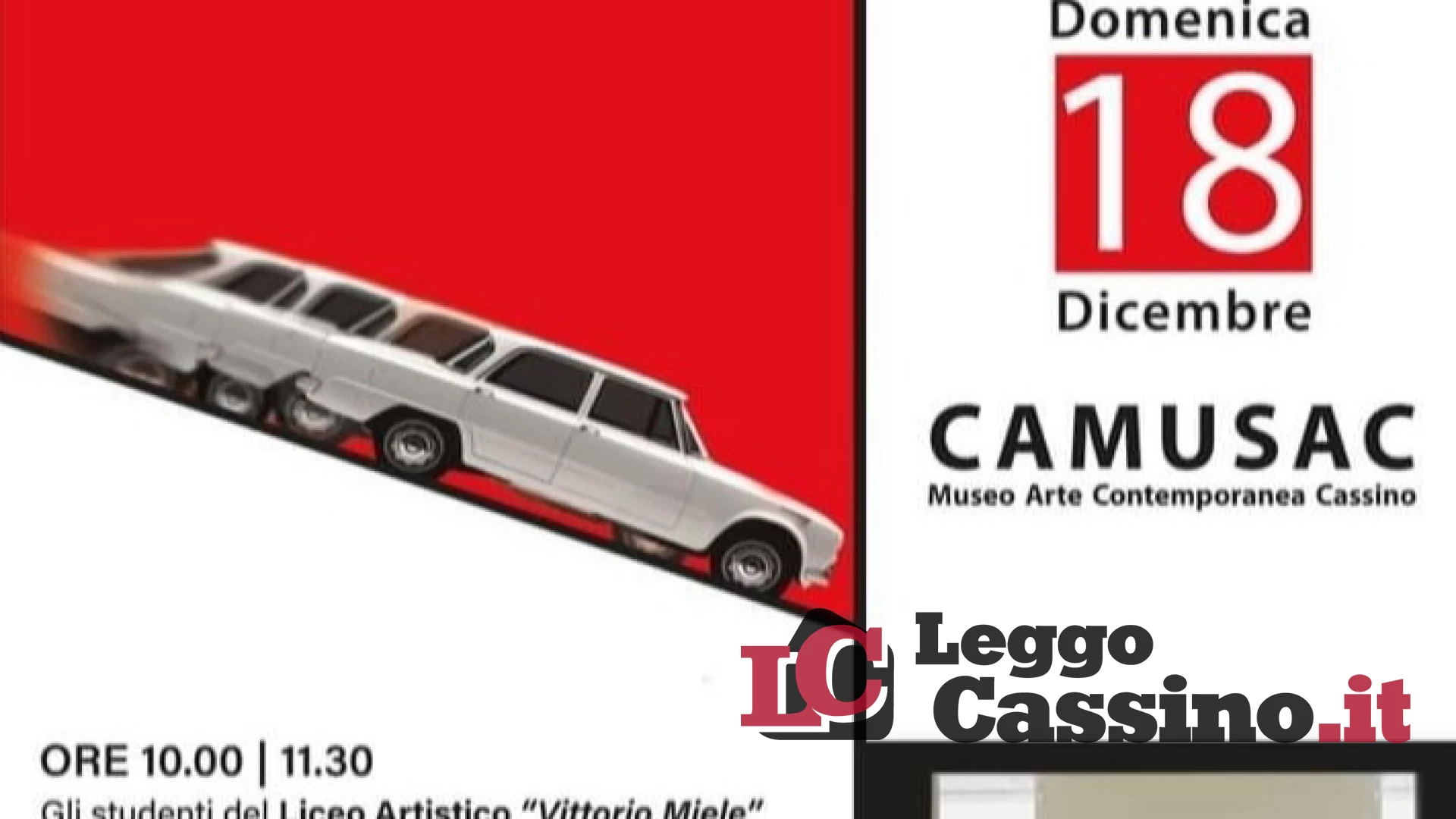 Domani "Motori ed Arte Contemporanea" al Camusac di Cassino