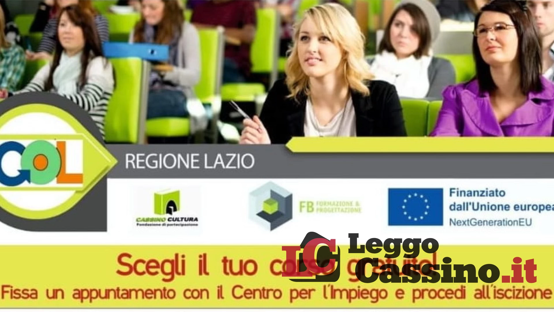 La Regione Lazio ha finanziato 15 corsi di formazione, tutti gratuiti