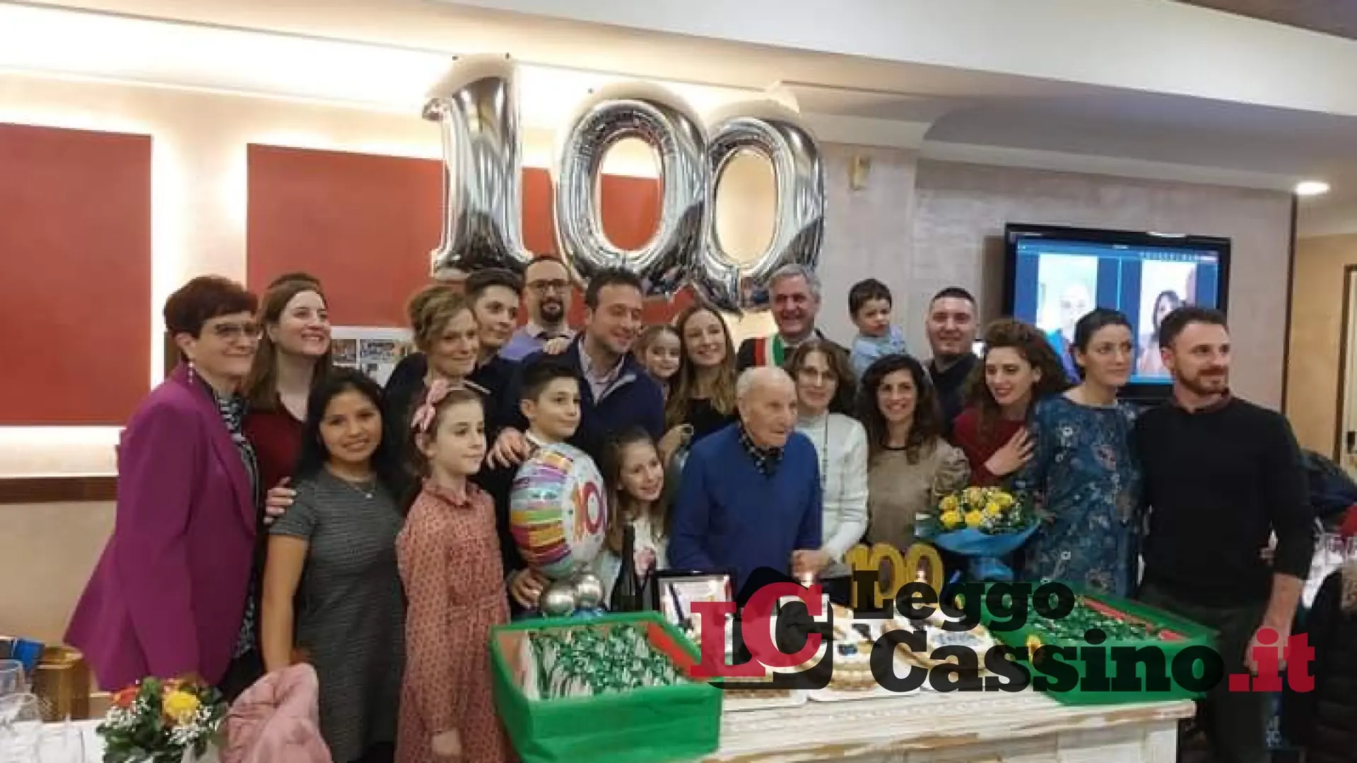 Ernesto Mazzolena ha festeggiato 100 anni oggi a Cervaro