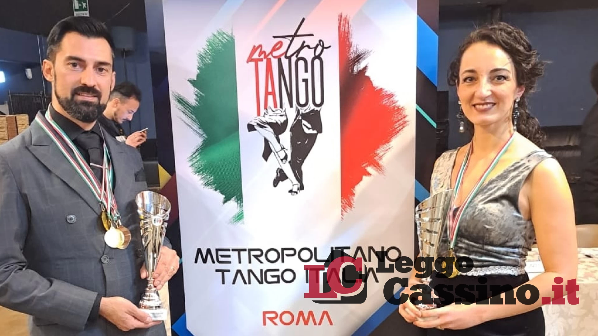 I ballerini Claudia Del Greco ed Andrea Angione hanno vinto la 1^ tappa del Campionato Metropolitano di Tango Argentino