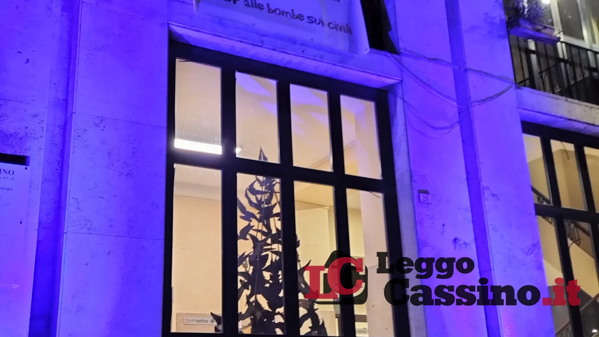 La provincia di Frosinone e Cassino si illuminano di blu per onorare le vittime civili di guerra