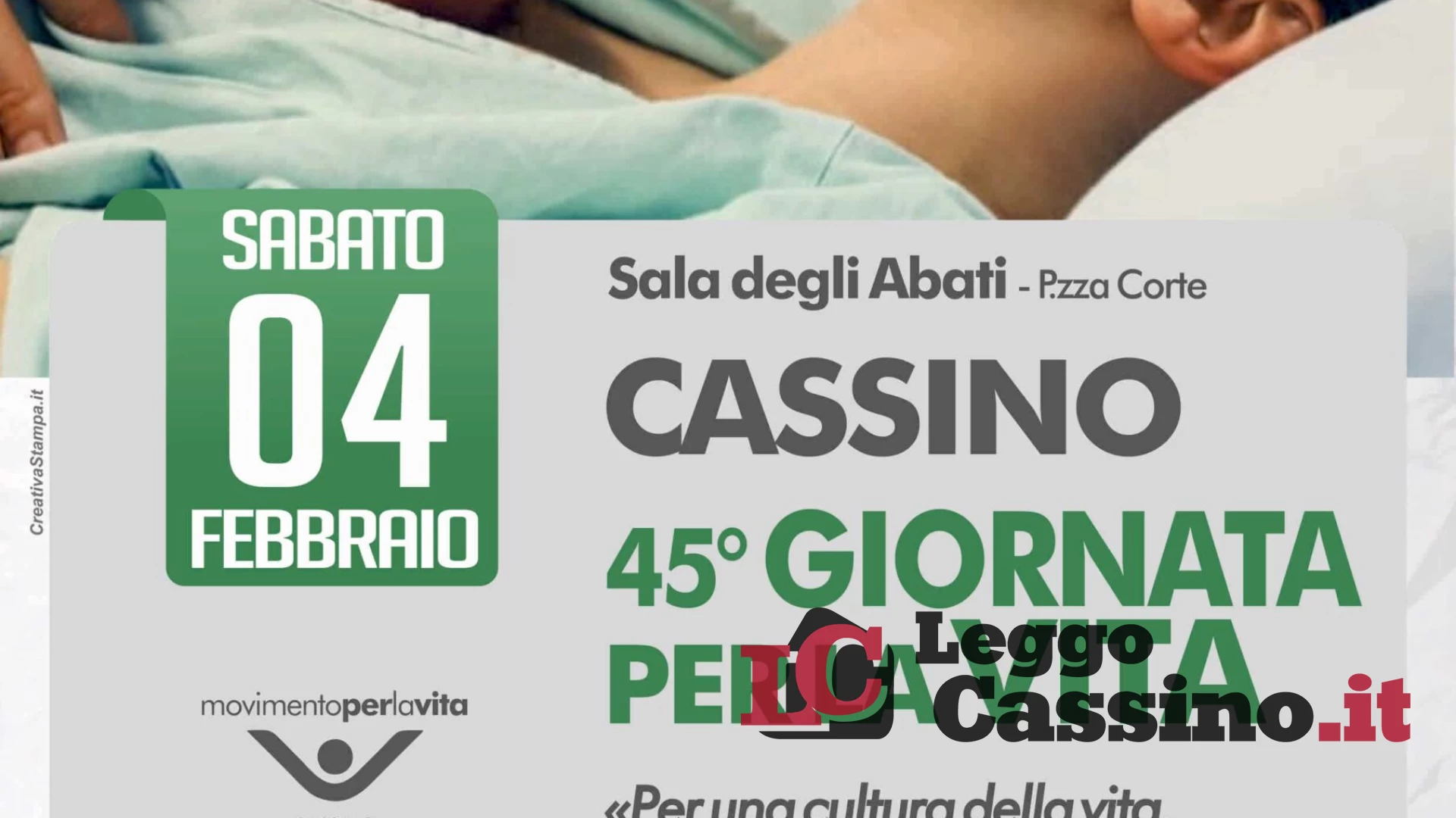 A Cassino la 45^ Giornata per la Vita con Marina Casini