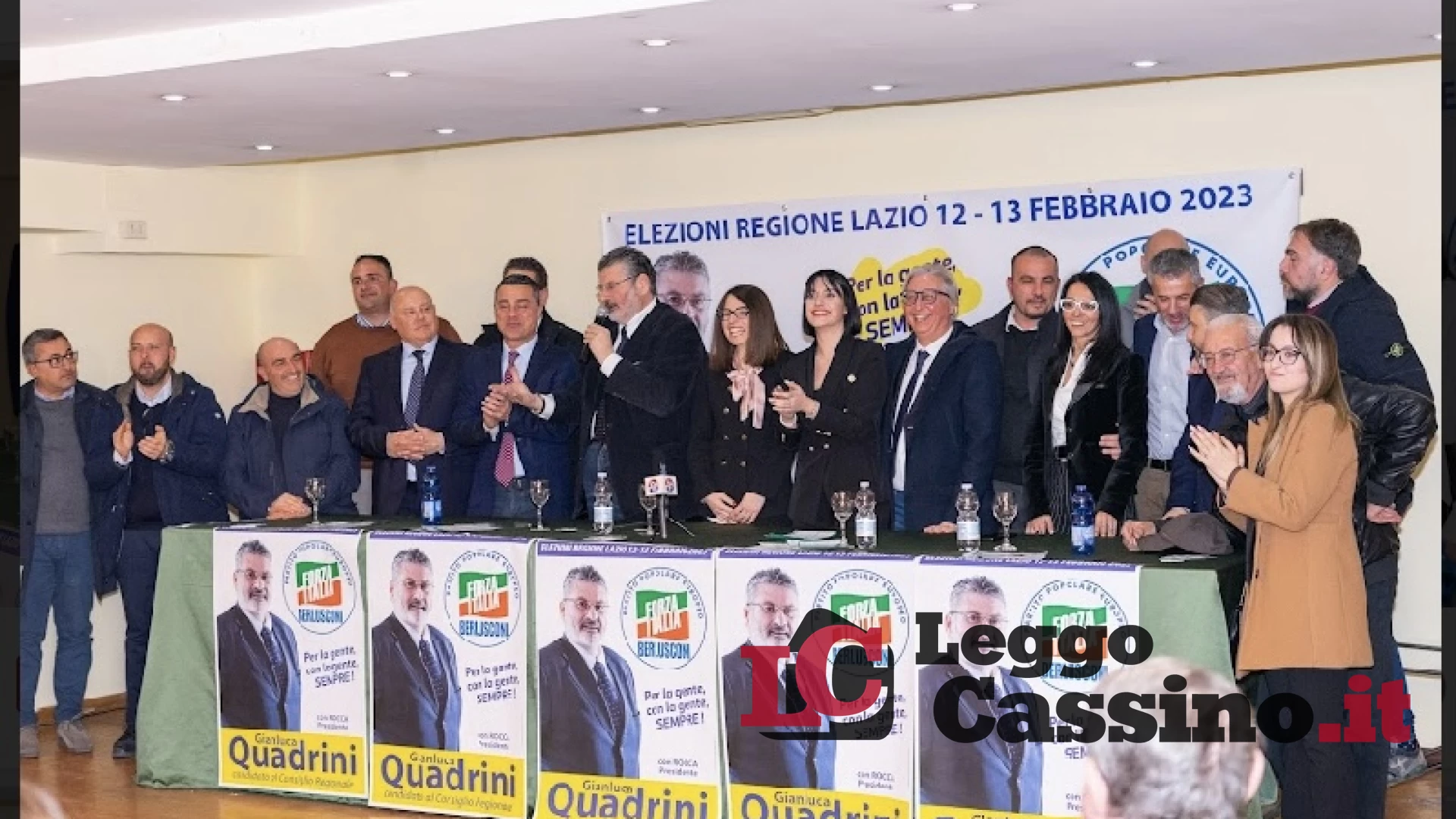 Regionali, grande partecipazione per la chiusura della campagna elettorale di Gianluca Quadrini