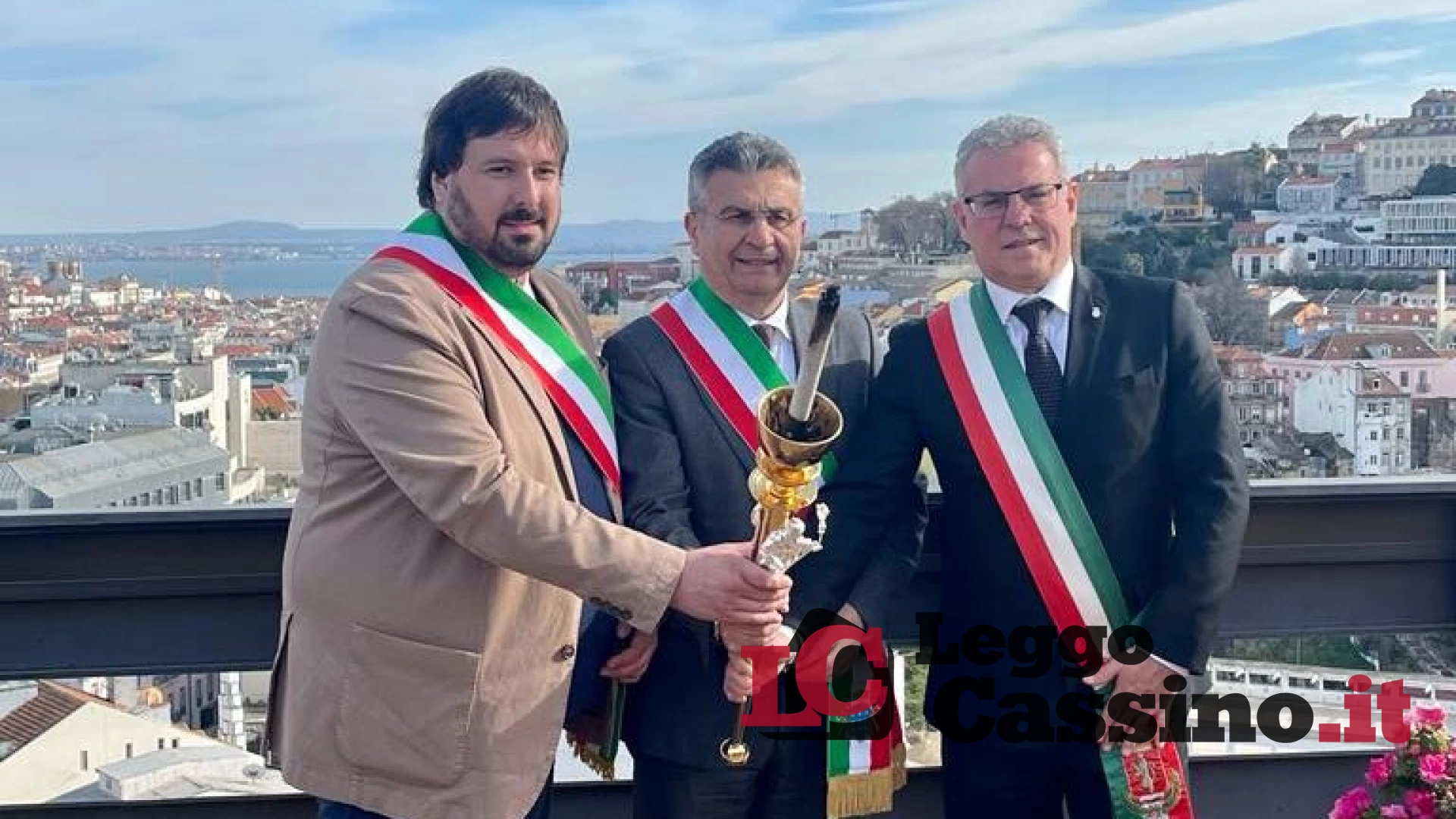 La Fiaccola a Lisbona: "Si rafforzano i legami tra Italia e Portogallo"