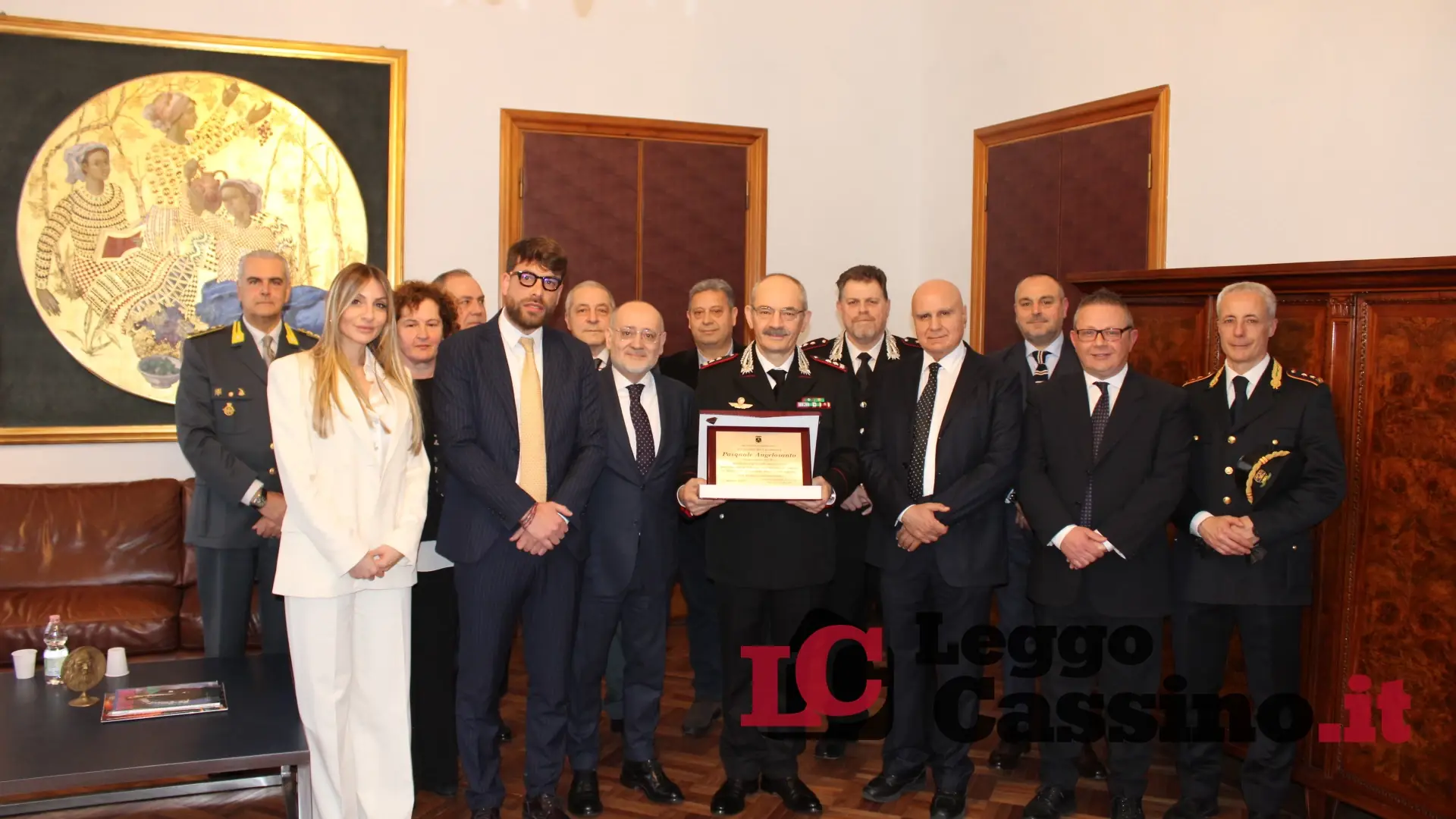 L’omaggio del Presidente Di Stefano al Generale che ha catturato Messina Denaro