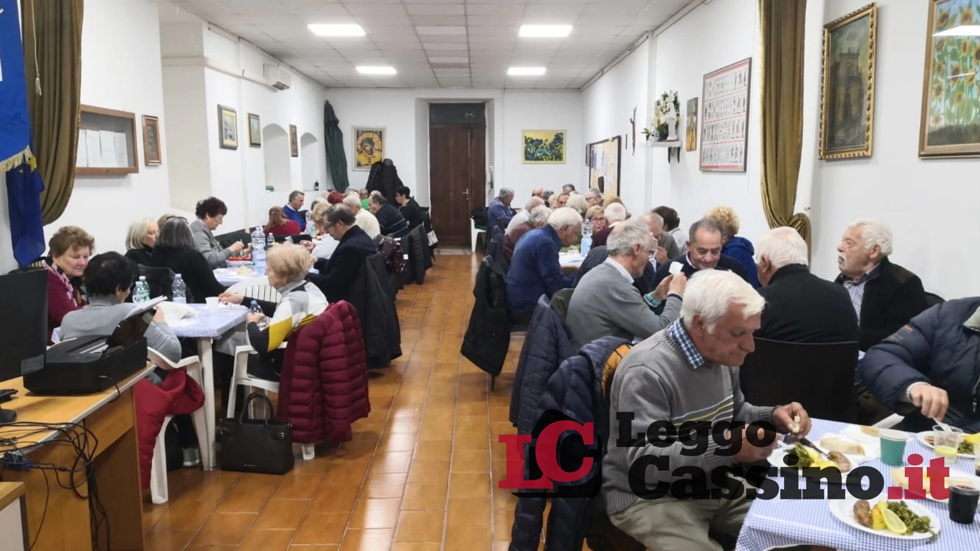 Oltre 50 soci ieri alla cena organizzata dal Centro Senior APS "Pietro Bembo" di Cassino