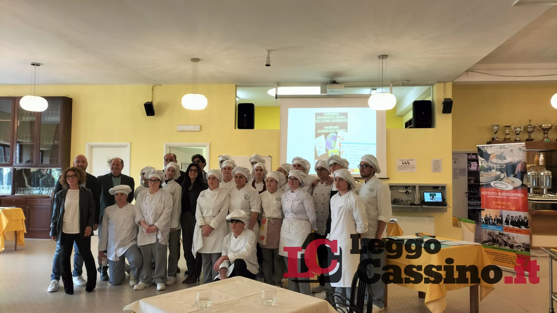 Un grande successo il progetto "Cucinare equo solidale" all'alberghiero di Cassino