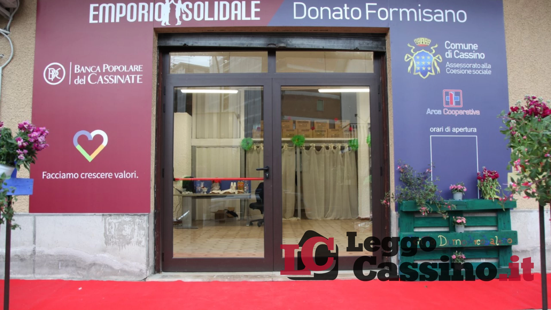 Inaugurato l'emporio solidale intitolato a Donato Formisano