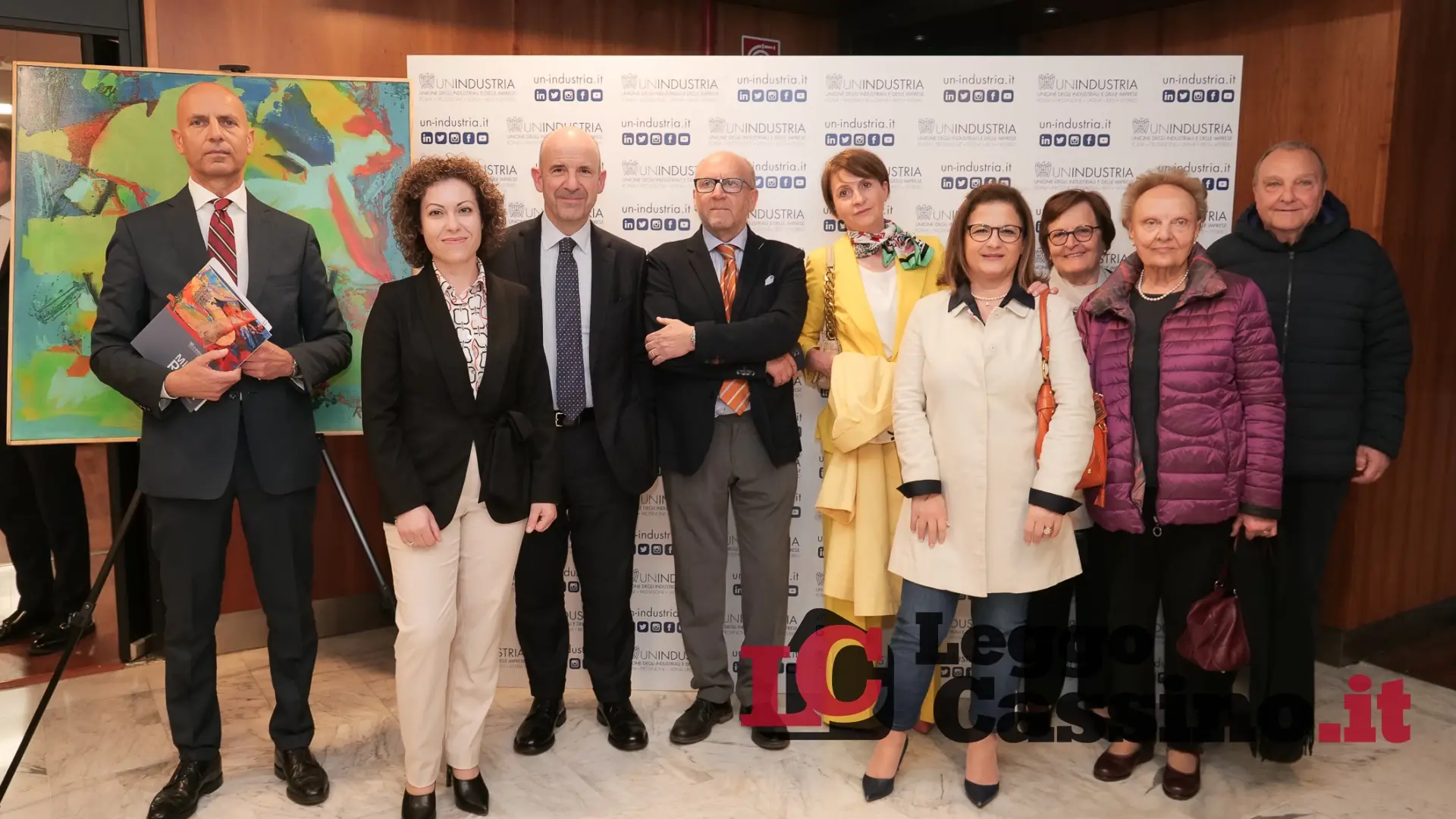 Unindustria, le opere del pittore Michele Rosa donate all’associazione