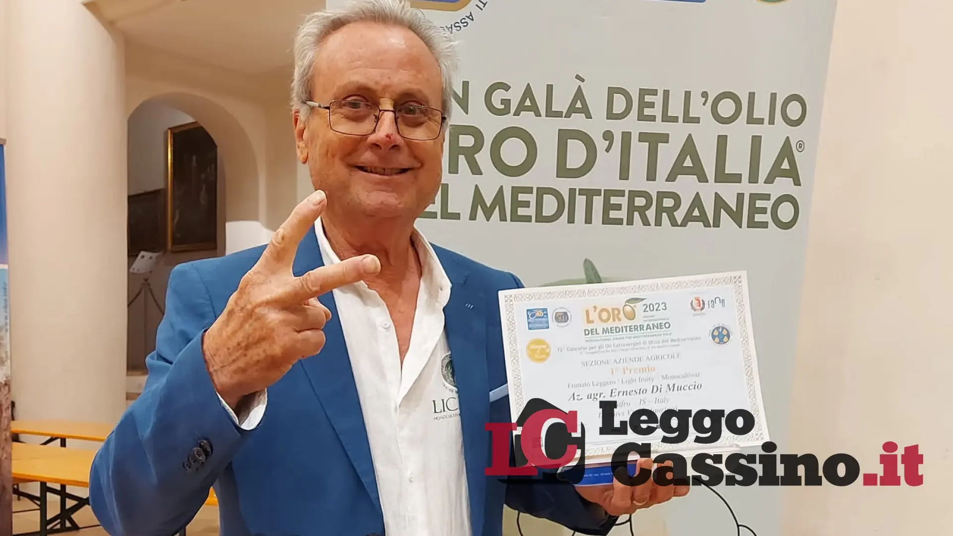 Di Muccio conquista tutti: l'olio più buono è della sua azienda agricola