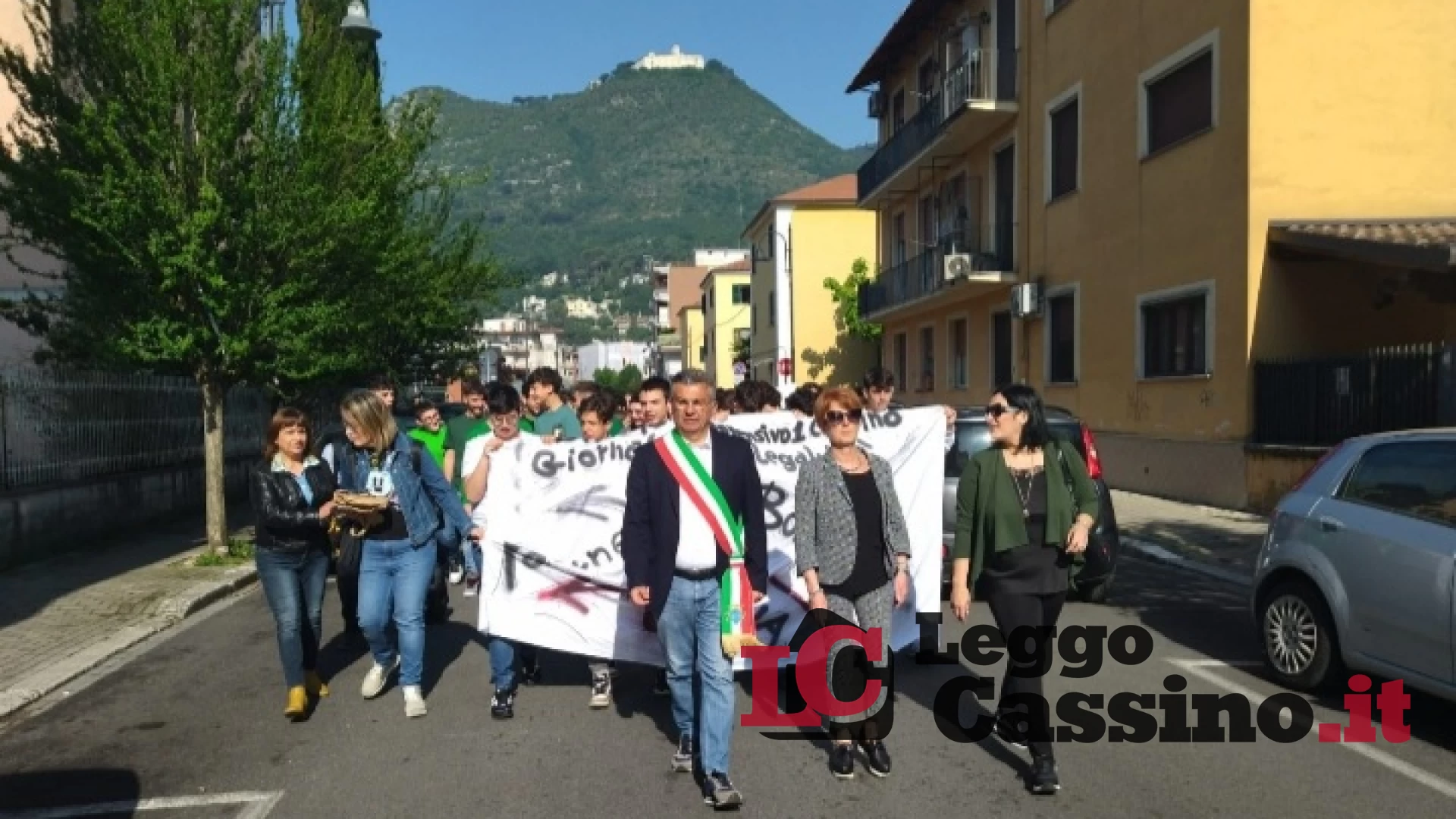 L’Istituto Comprensivo Cassino 1 ha organizzato la "Marcia della Legalità"