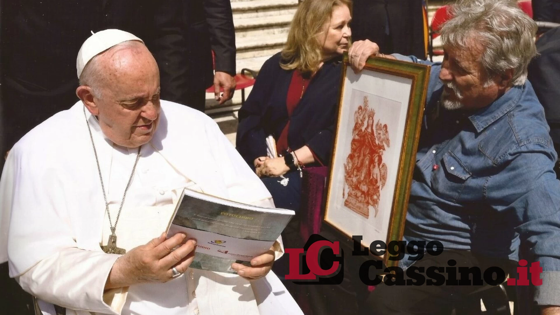 Alberto Ceccon dona il suo libro a Papa Francesco: “Una grande emozione”
