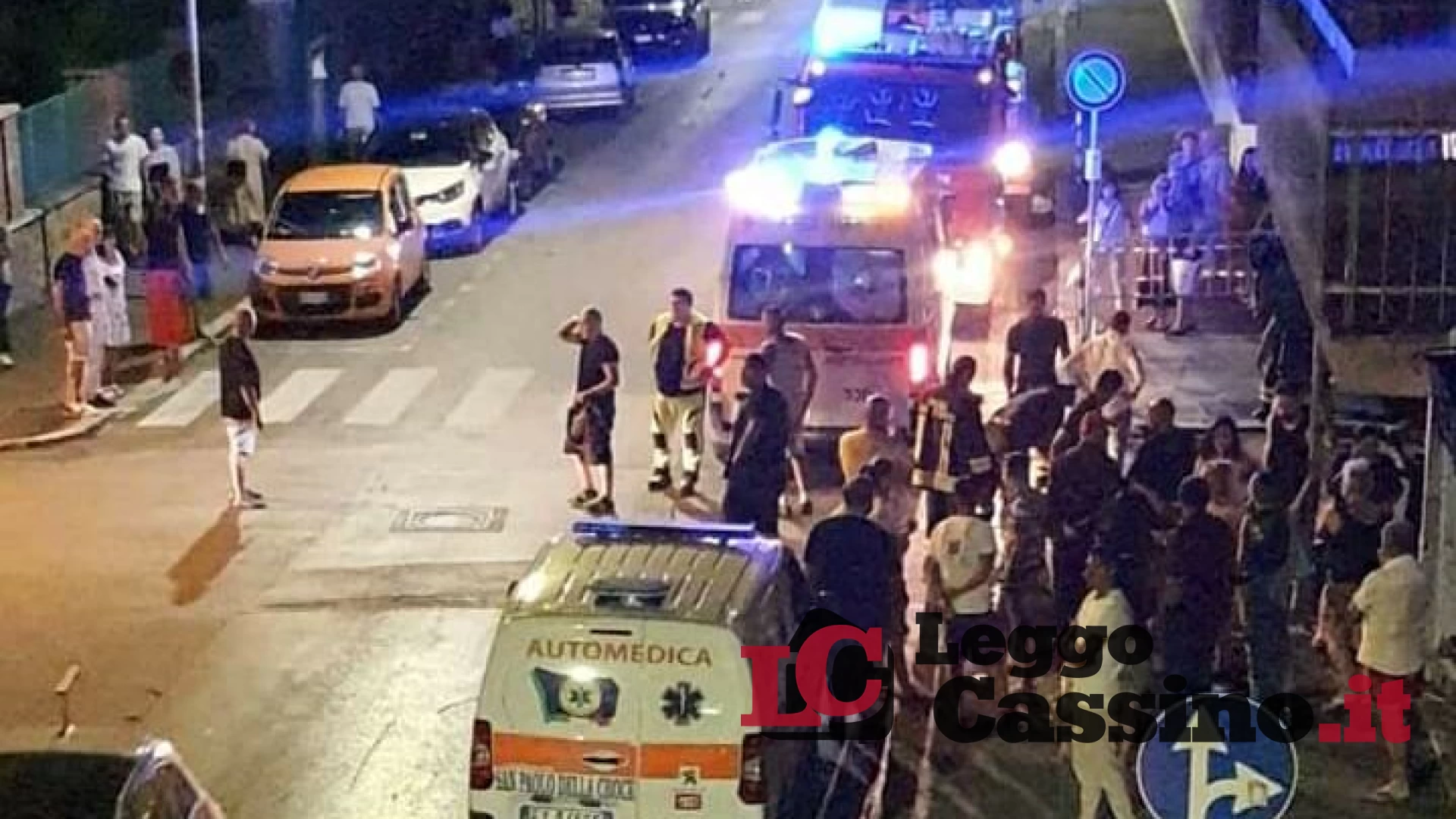 Incidente in pieno centro a Cassino, grave una donna